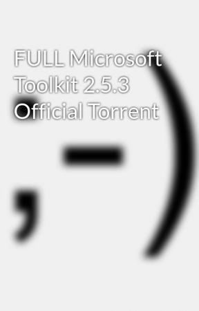 Microsoft toolkit 2.5.3 free download